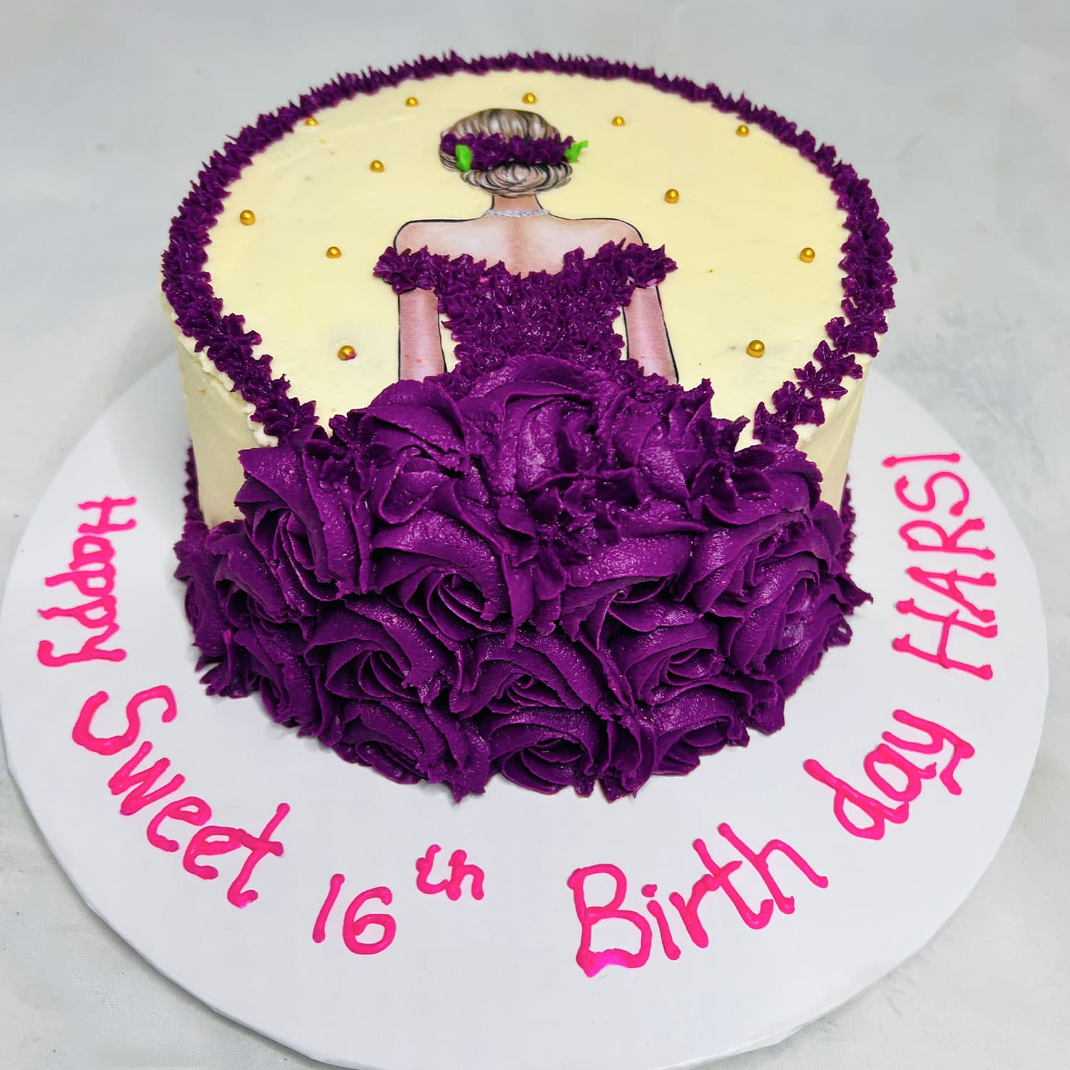 Sweet 16 Birthday Cake — image 3
