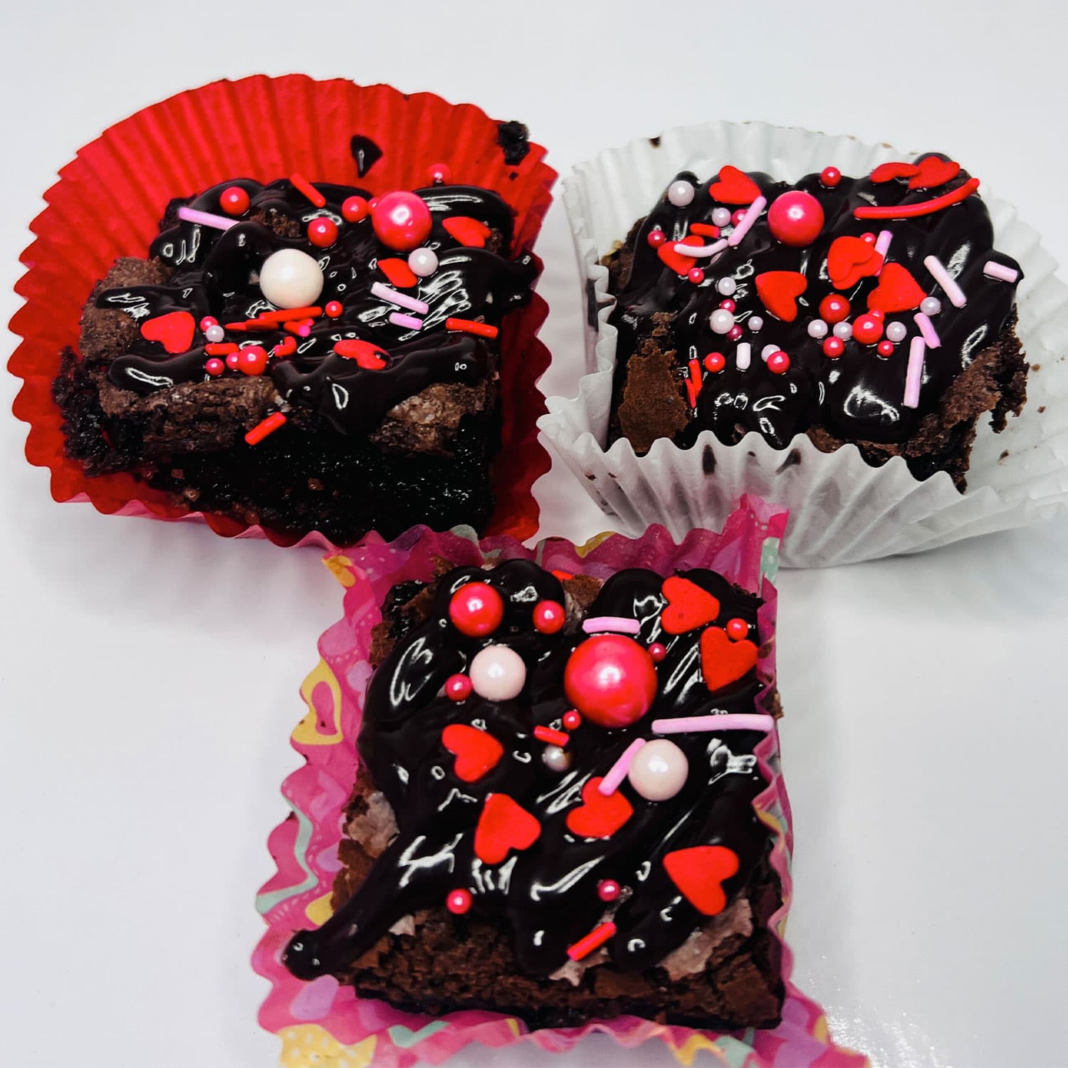 Decadent Sprinkle Brownies 6pcs Pack - Rich Chocolate Treats with Colorful Sprinkles — image 2