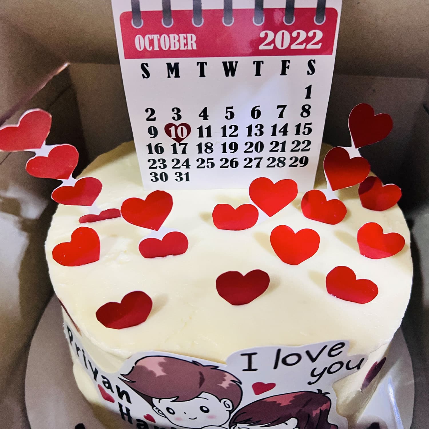 Signature Calendar Birthday Cake — image 3