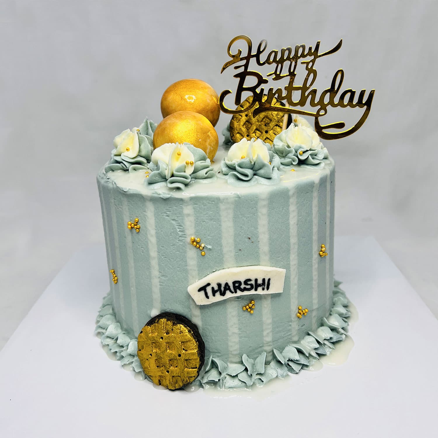 Pink Unique Bauble Birthday Cake — image 2