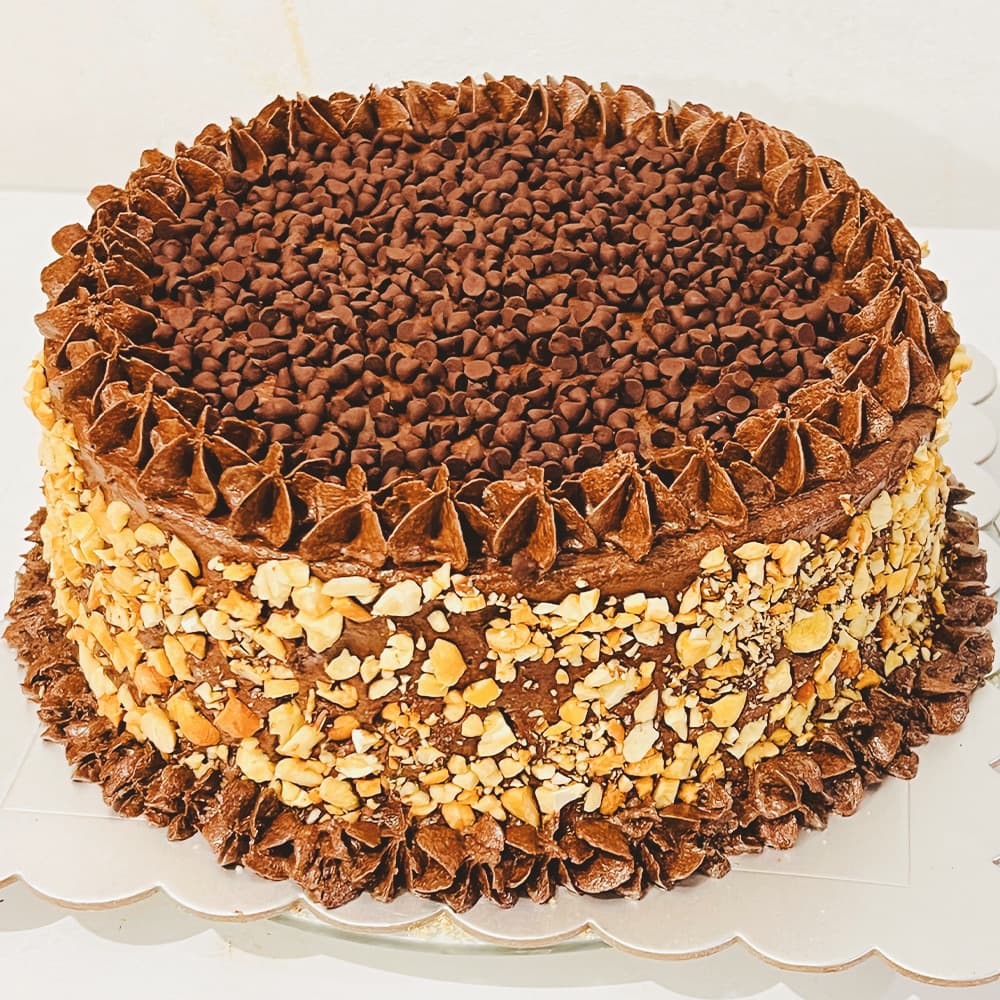 Pink Nut - Topped Cake — image 3