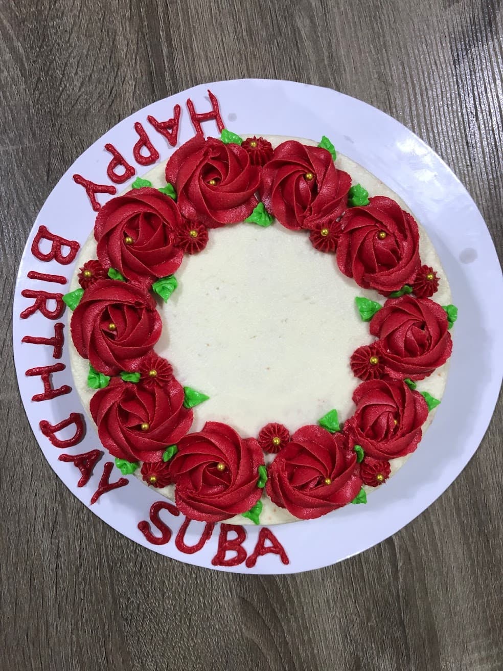 Red Rose Birthday Cake — image 6