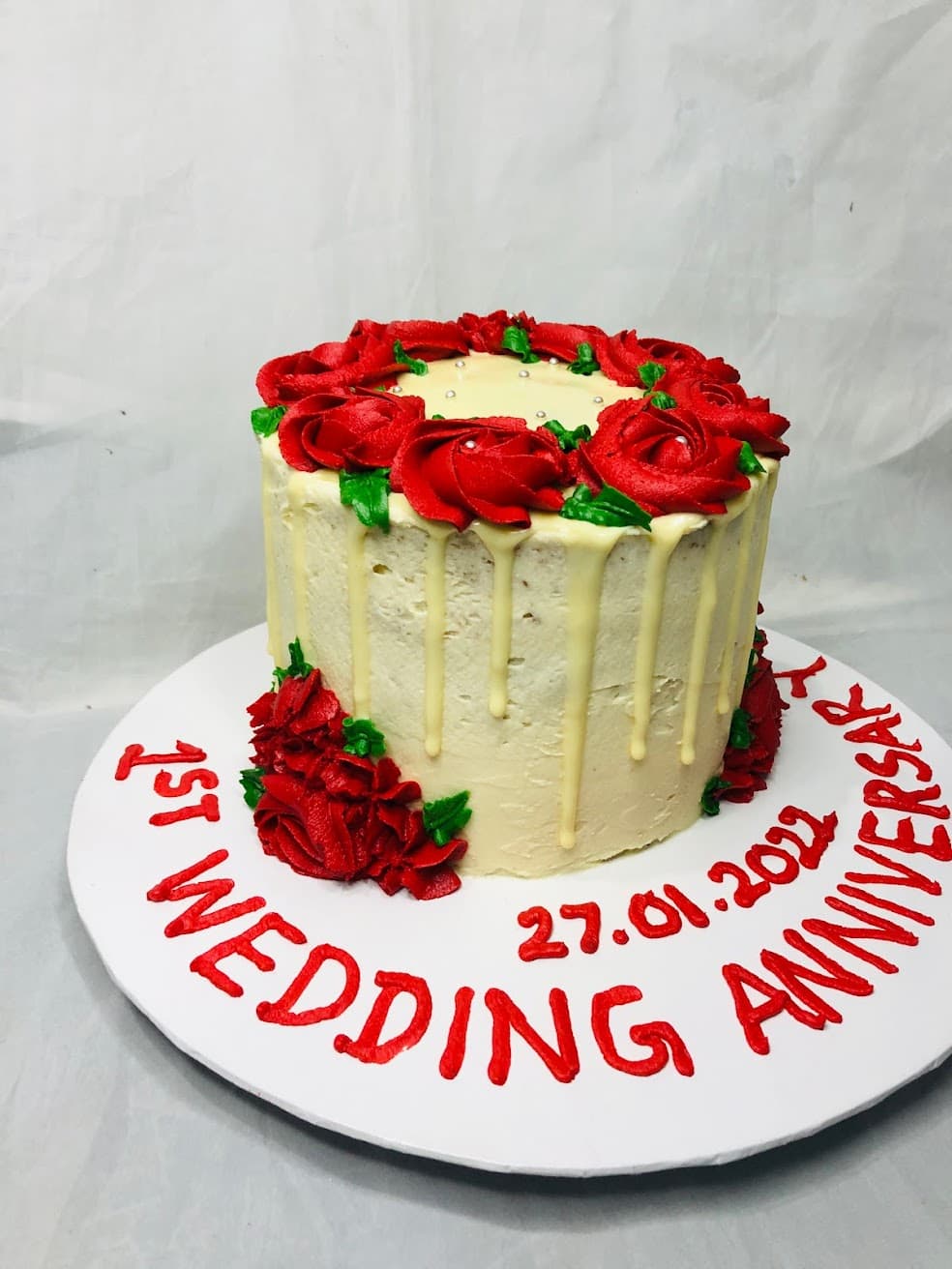 Wedding Anniversary Long Cake — image 3