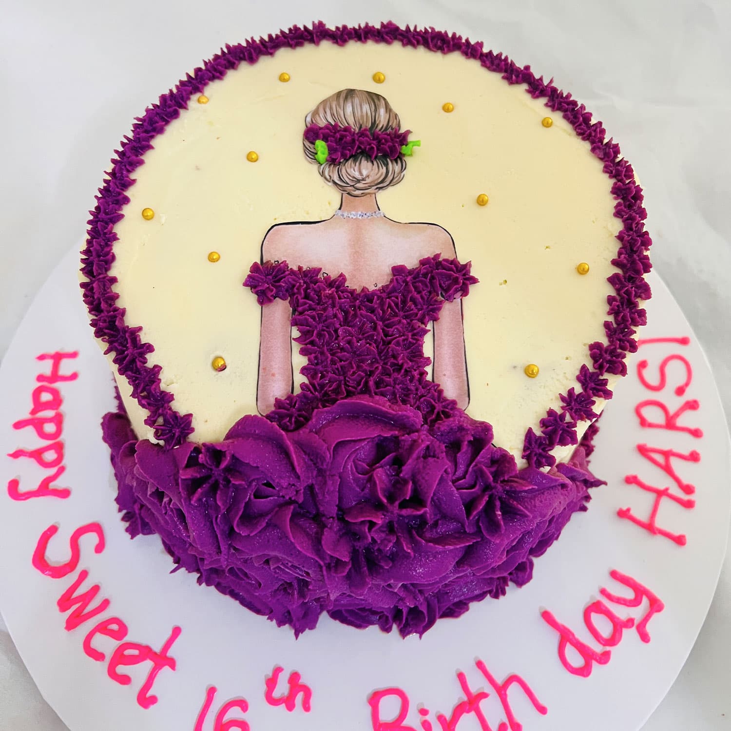 Sweet 16 Birthday Cake