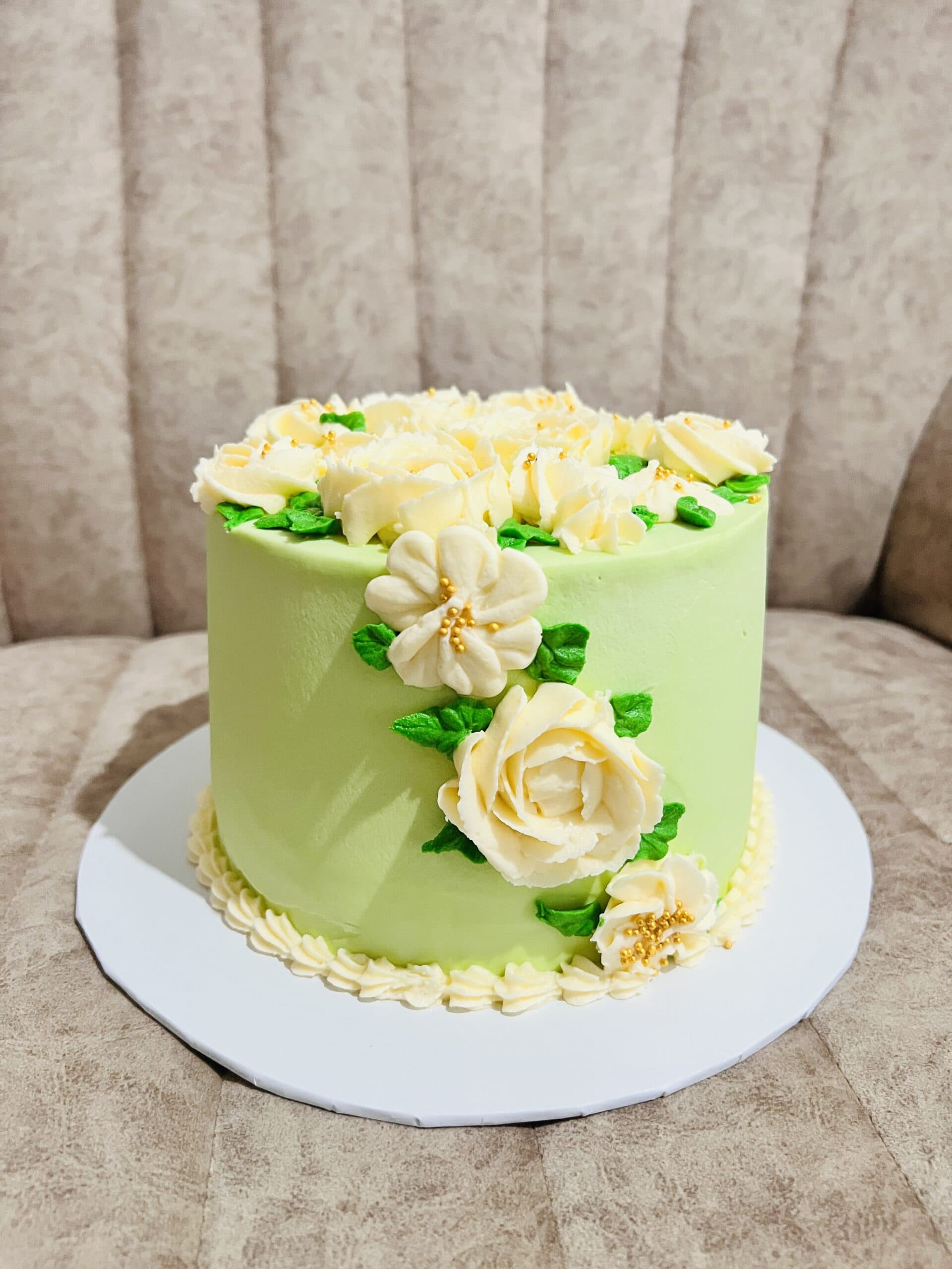 Anniversary Floral Cake