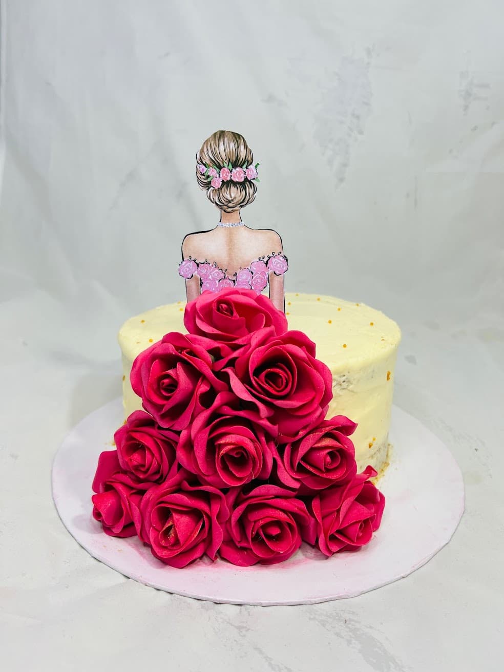 Three layer Puberty ceremony Cake