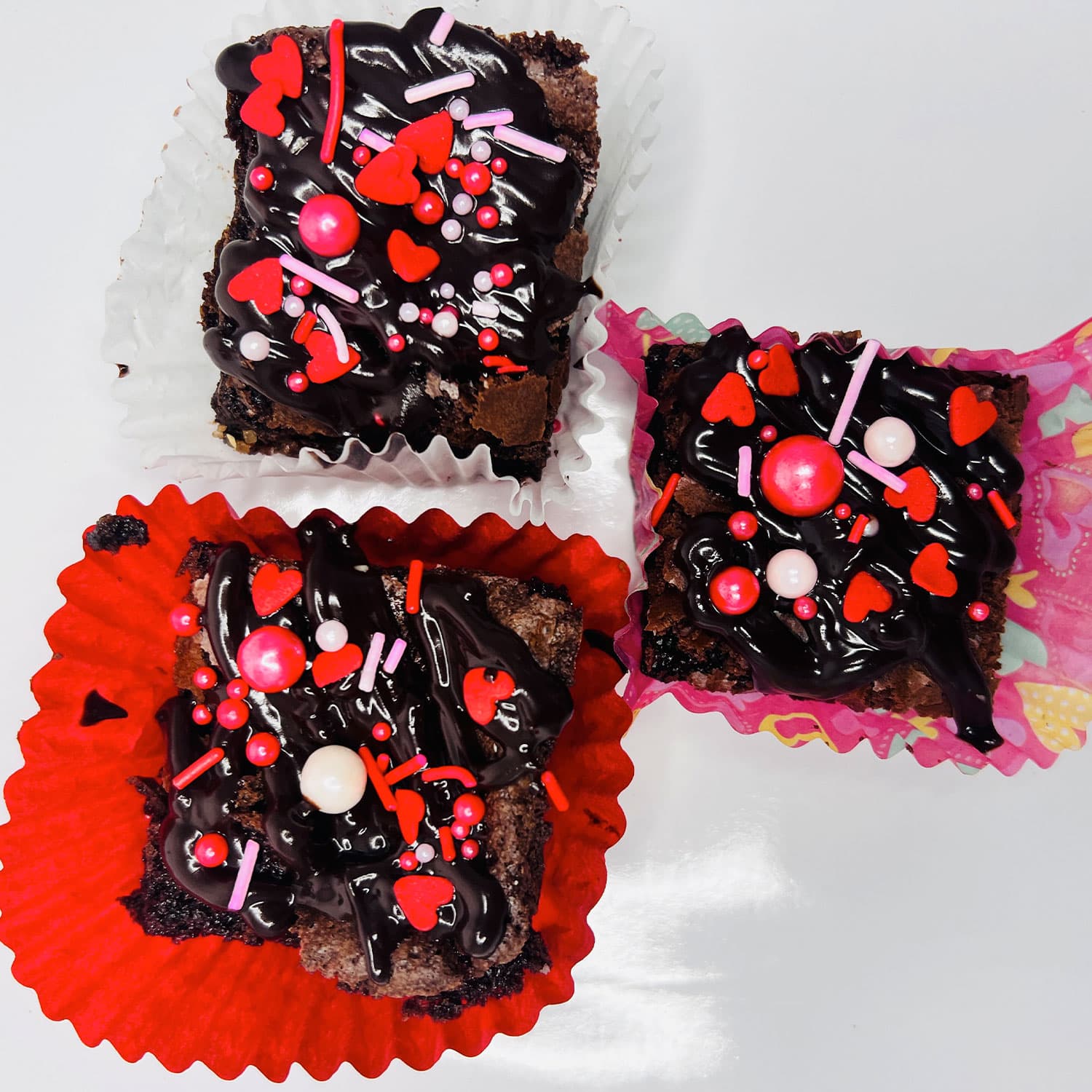 Decadent Sprinkle Brownies 6pcs Pack - Rich Chocolate Treats with Colorful Sprinkles — image 3