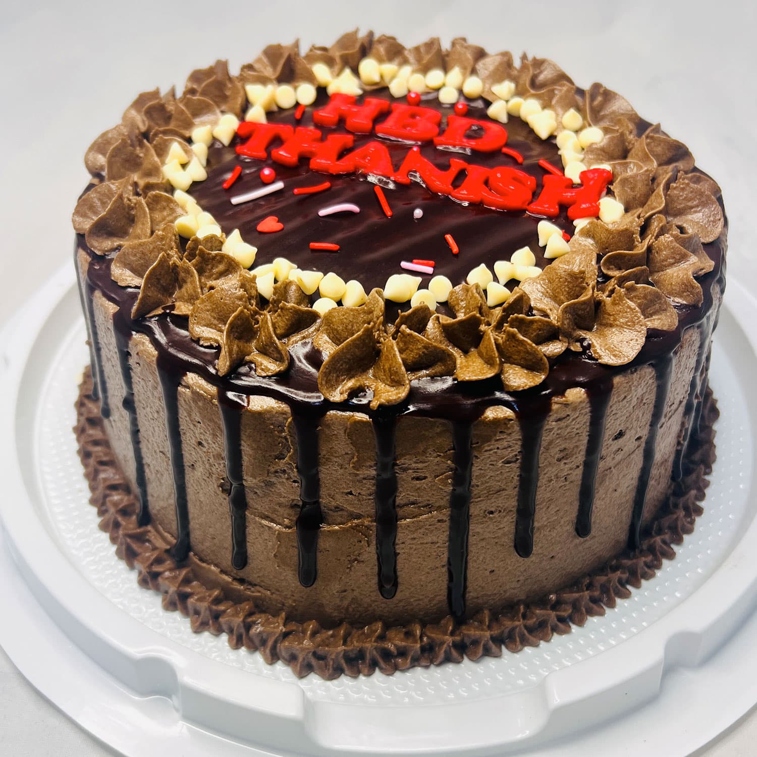 Black Budget Birthday Cake - Affordable Cakes — image 3