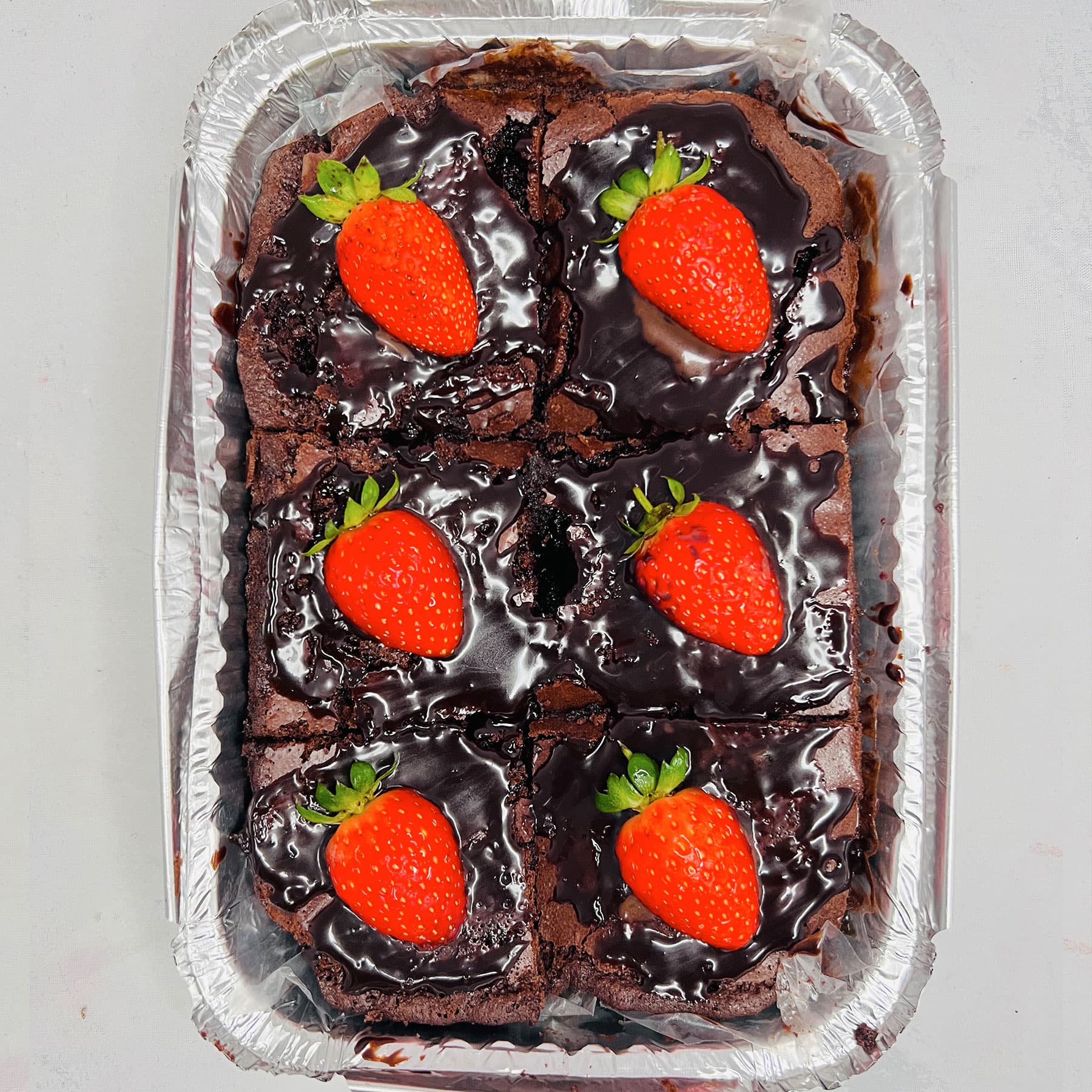 Strawberry Topped Brownies — image 2