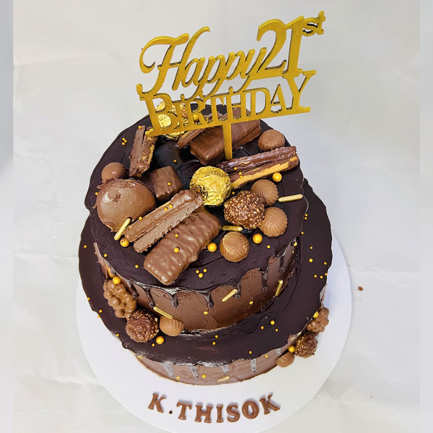 Pink Large Event Birthday Cake — image 5