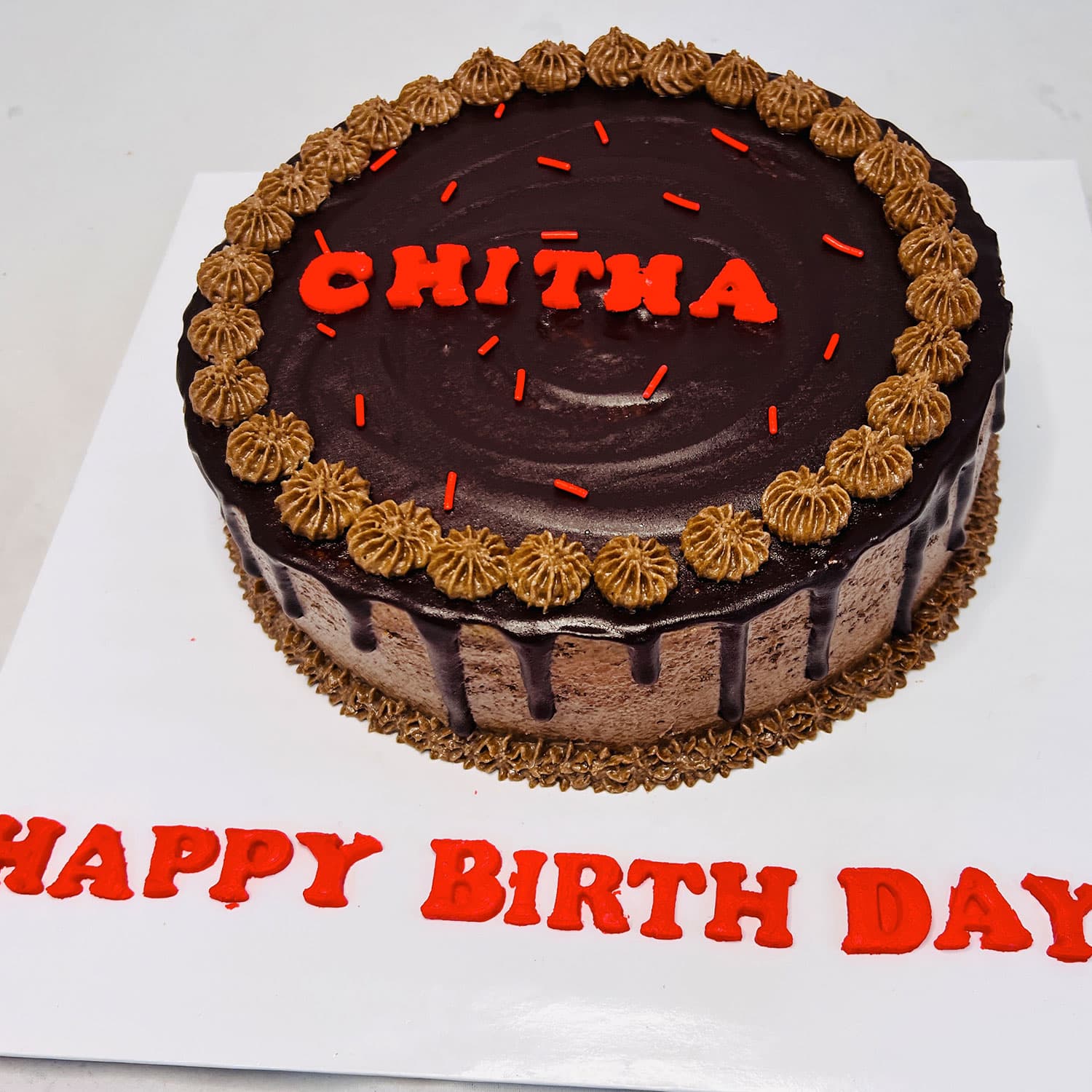 Black Budget Birthday Cake — image 5