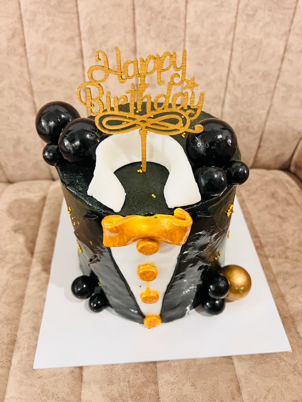 Tuxedo - Themed Birthday Cake | Elegant & Stylish Cake Design for Special Occasions — image 2