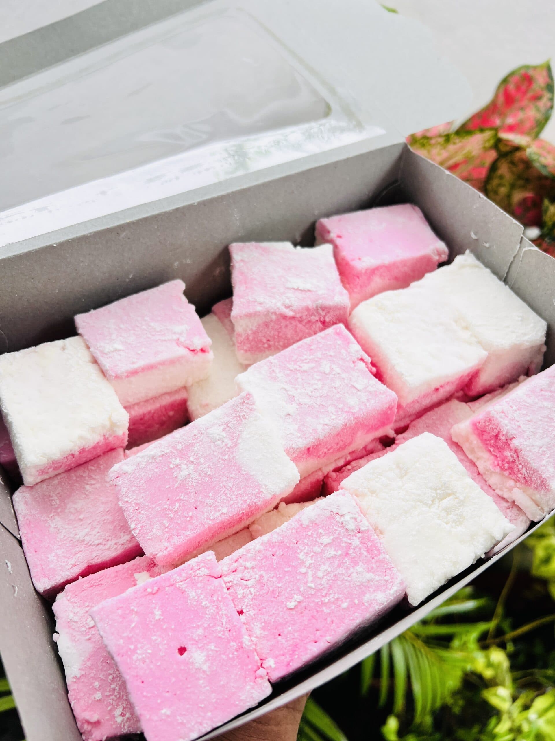 Home made Pink Marshmallow