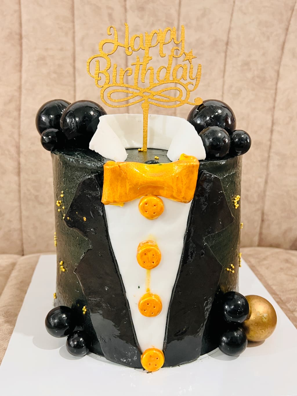 Tuxedo - Themed Birthday Cake | Elegant & Stylish Cake Design for Special Occasions