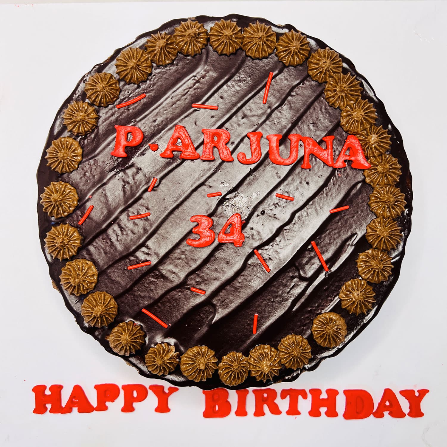 Black Budget Birthday Cake — image 4