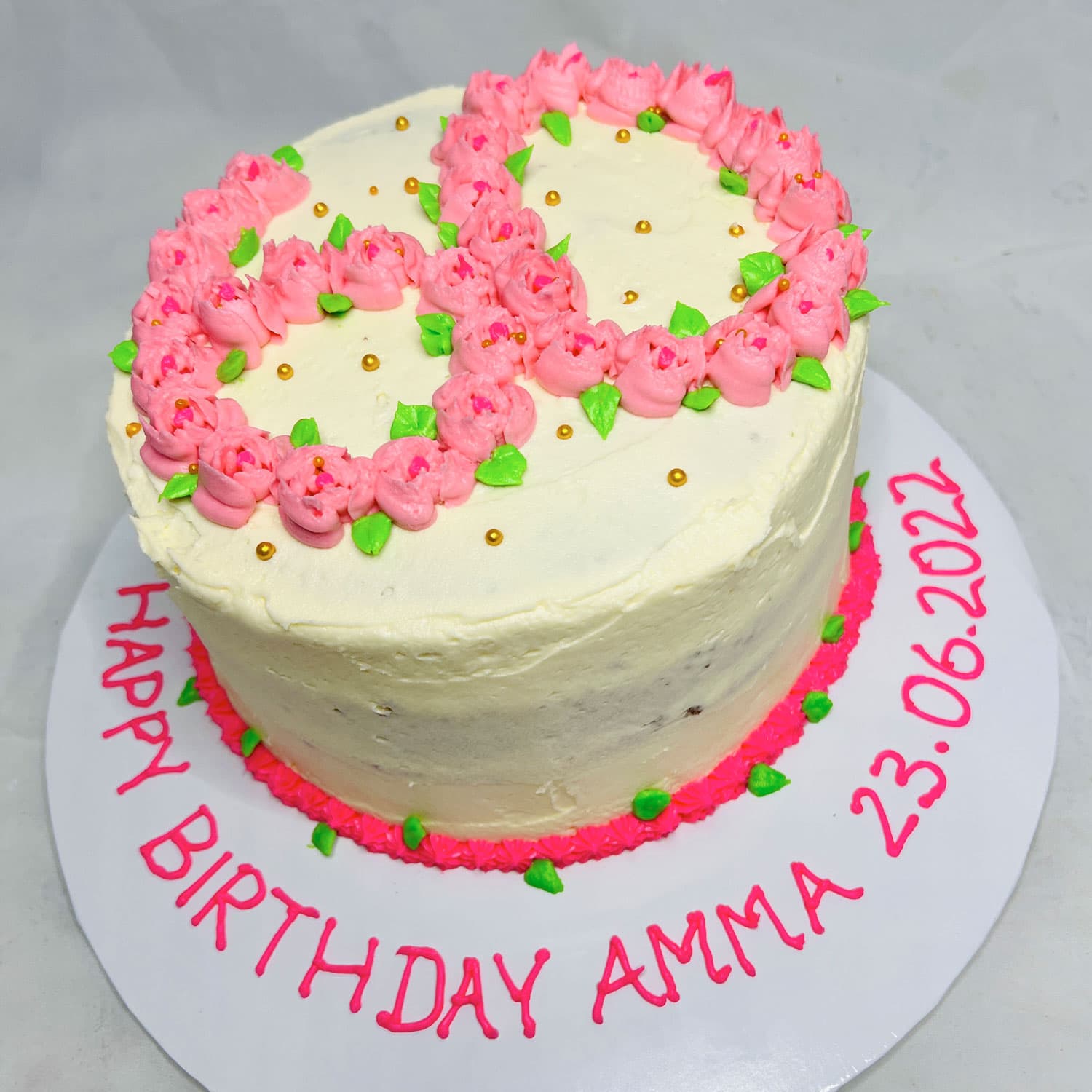 60 Years Birthday Cake - Customizable & Unique Designs - Order Online