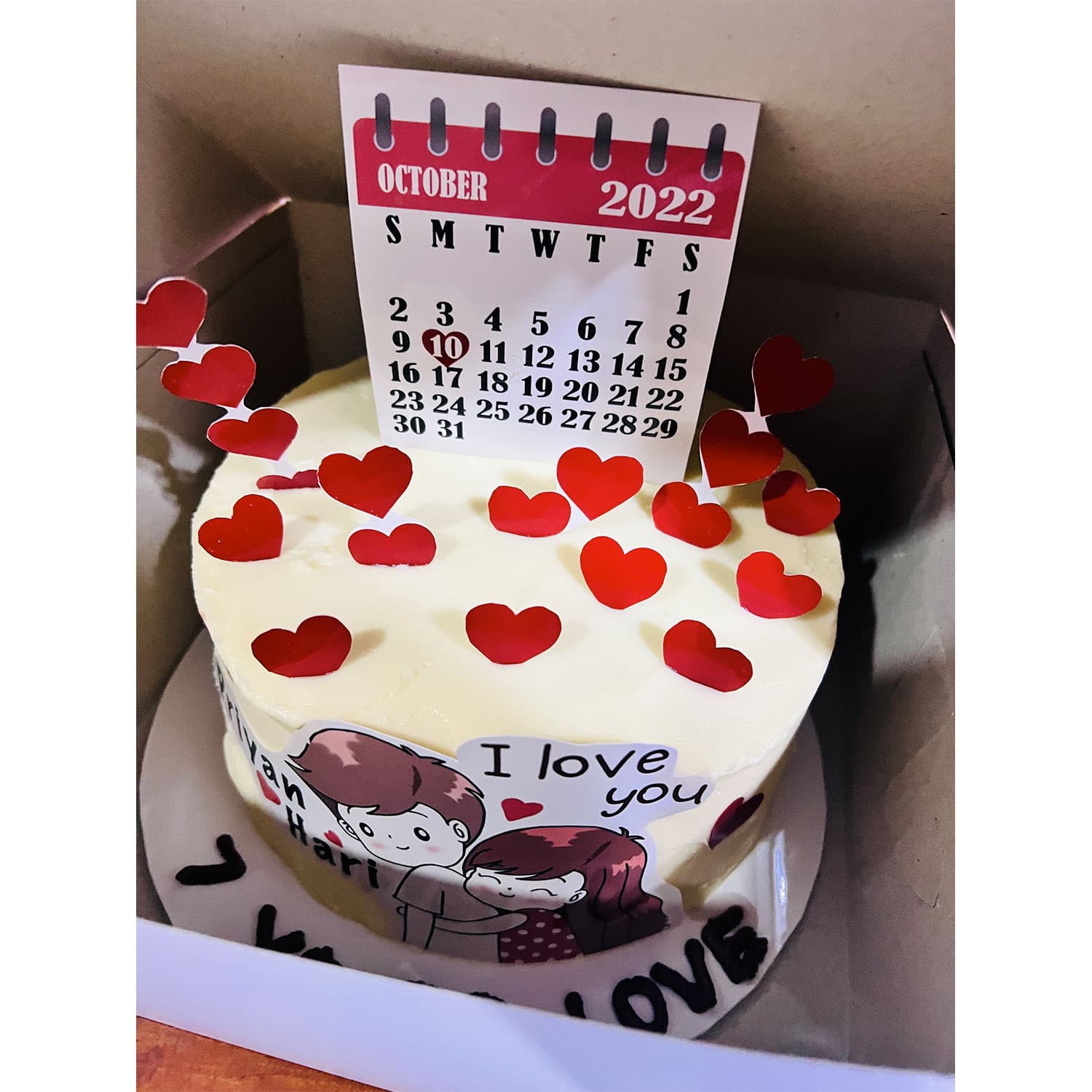 Signature Calendar Birthday Cake