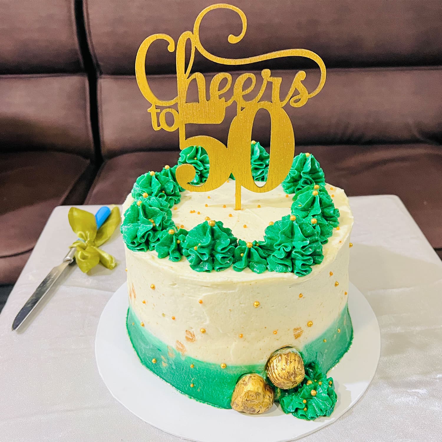 50 Years Birthday Cake