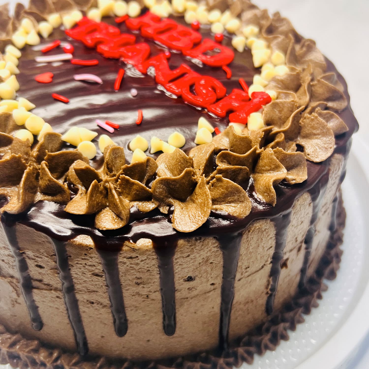 Black Budget Birthday Cake - Affordable Cakes — image 5