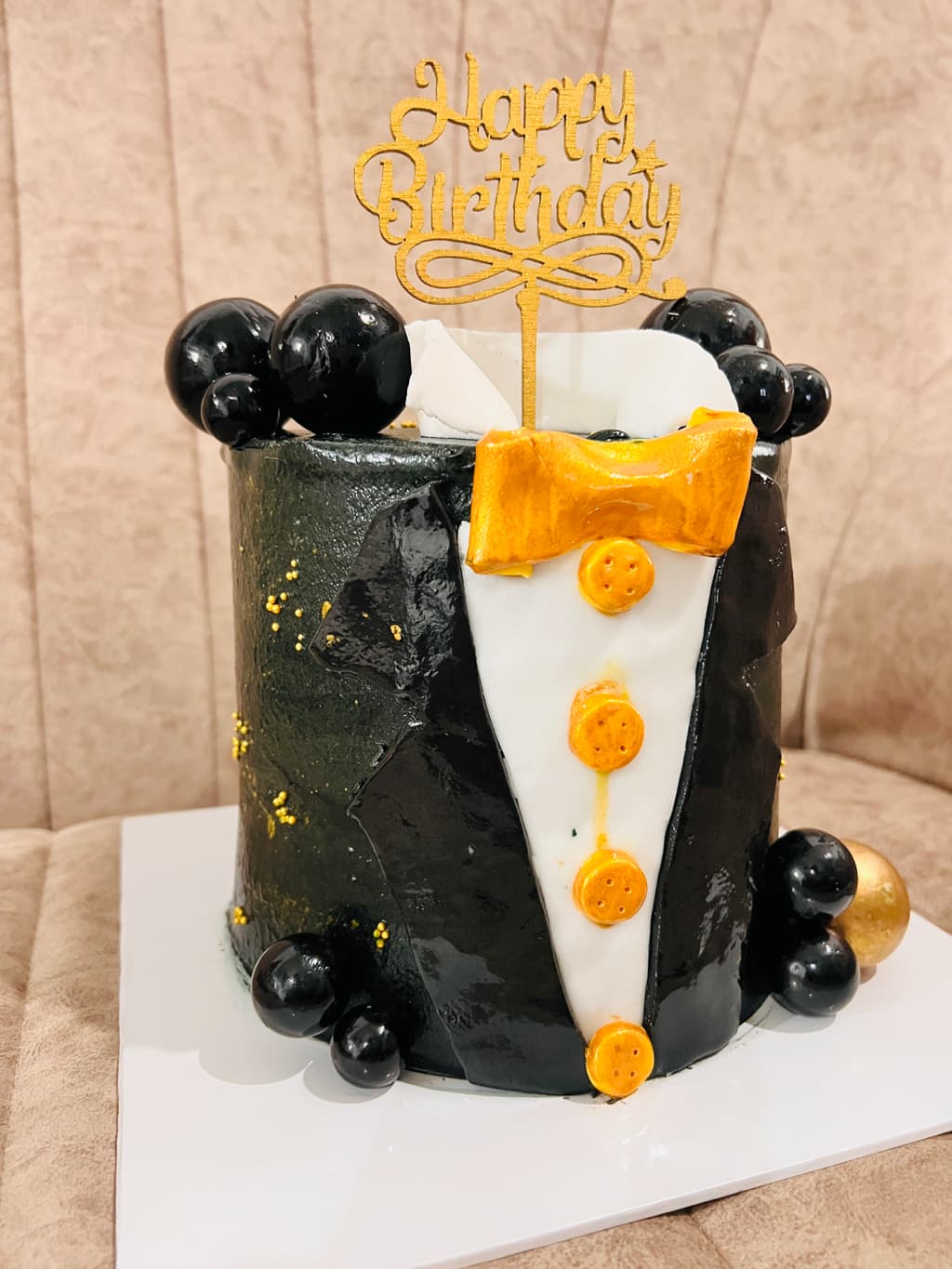 Tuxedo - Themed Birthday Cake | Elegant & Stylish Cake Design for Special Occasions — image 3