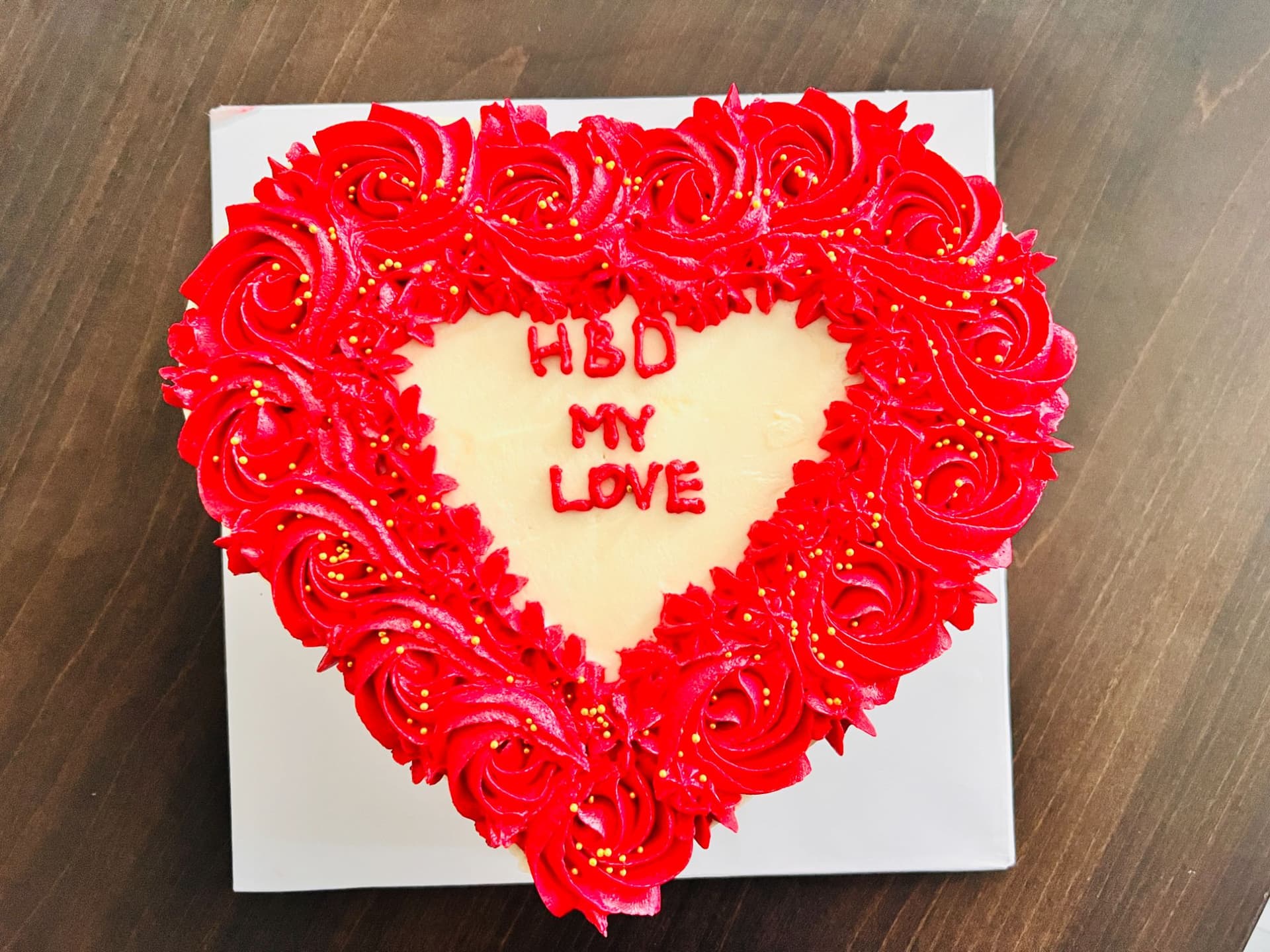 Red Heart - Shaped Love Cake — image 4