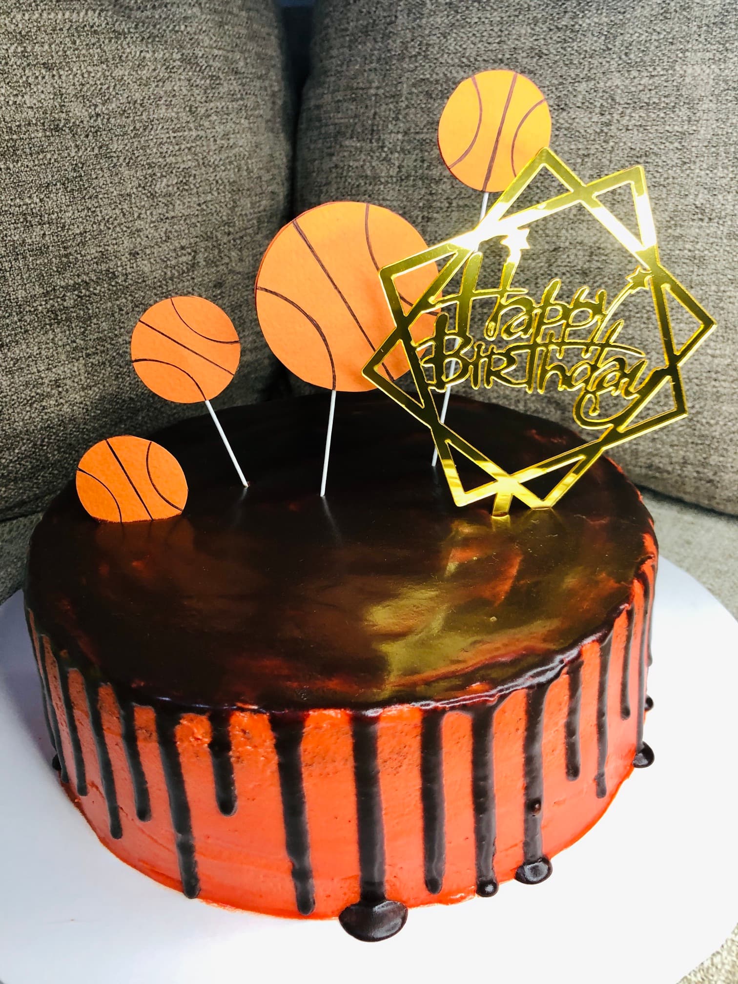 Basketball Themed Cake — image 2