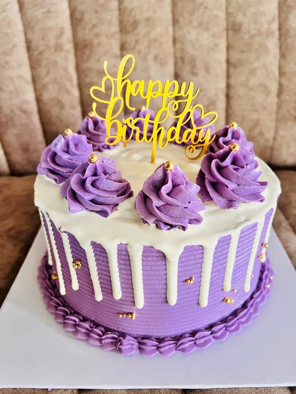 Chocolate Drip Birthday Cake