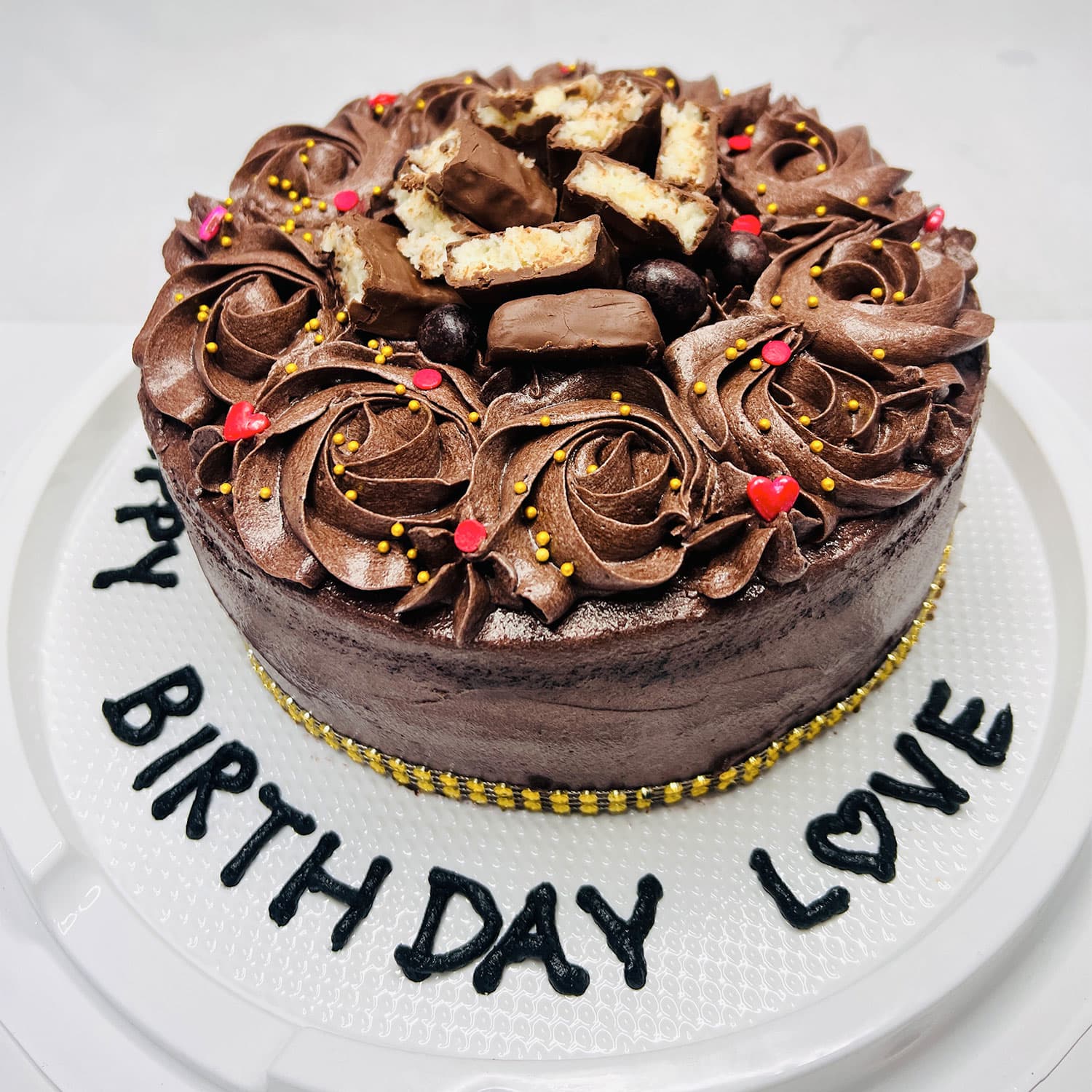 Chocolate Swirl Birthday Cake — image 2