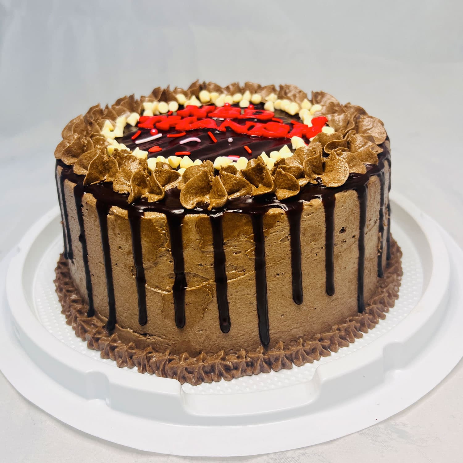 Black Budget Birthday Cake - Affordable Cakes — image 4