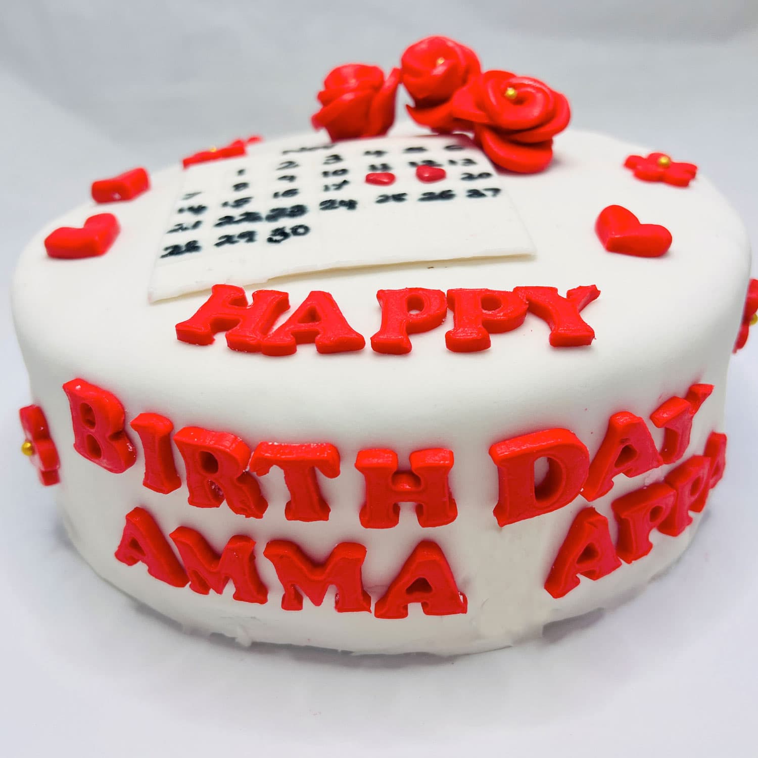 Signature Calendar Birthday Cake