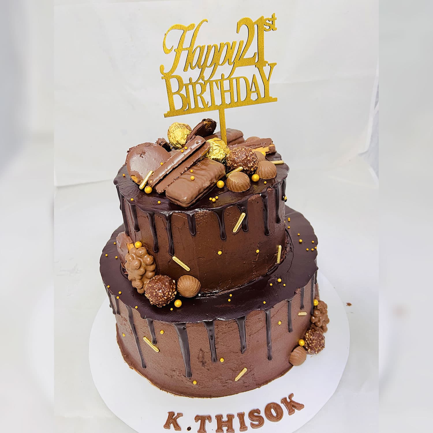 Pink Large Event Birthday Cake — image 2