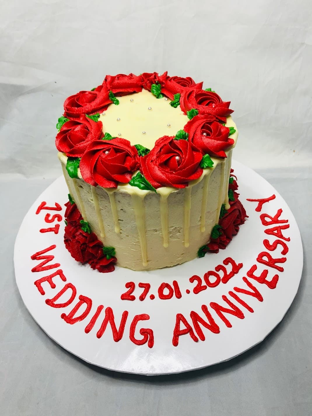 Wedding Anniversary Long Cake — image 5